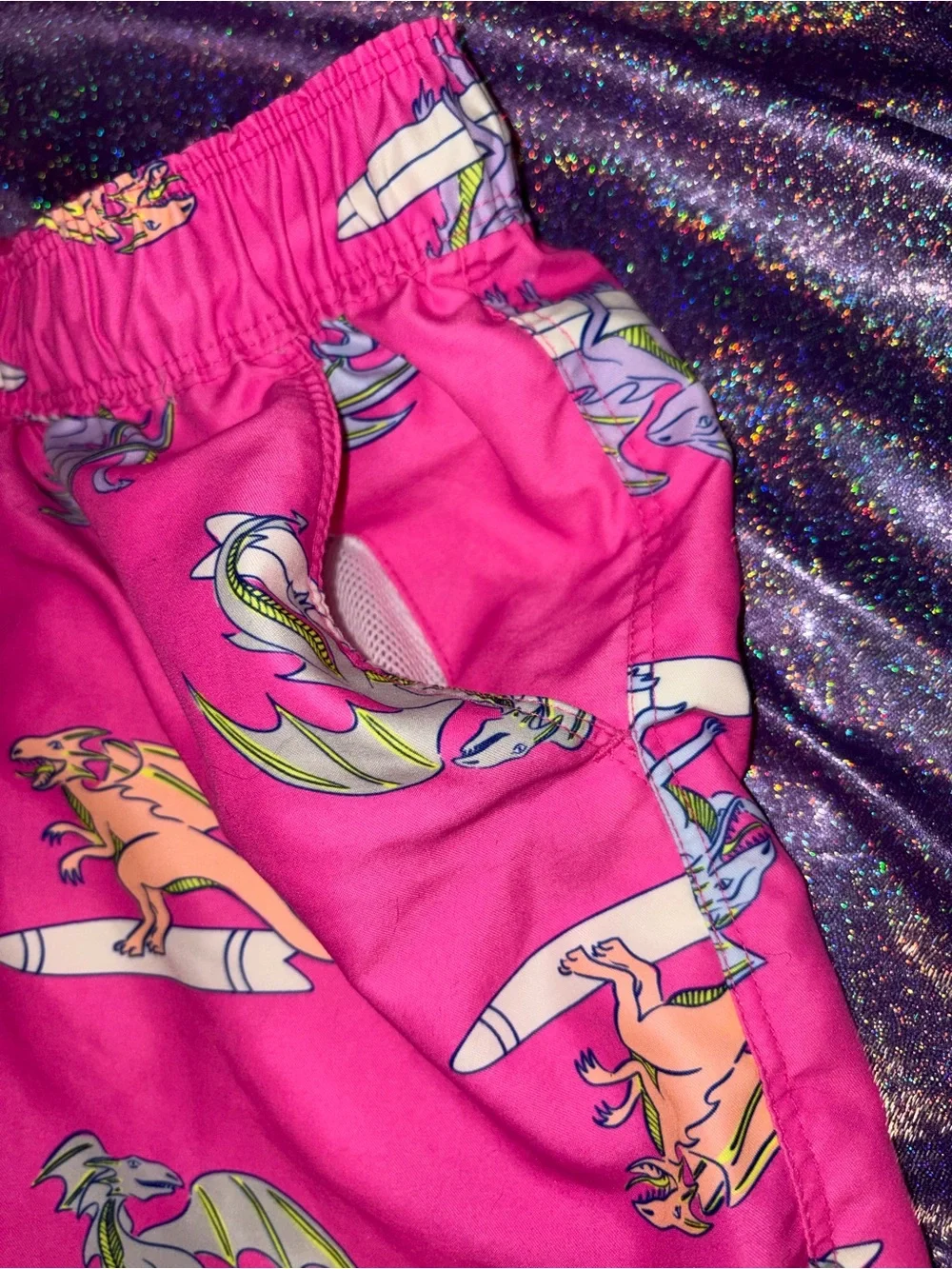 Boys Cat & Jack Dragon Swim Shorts